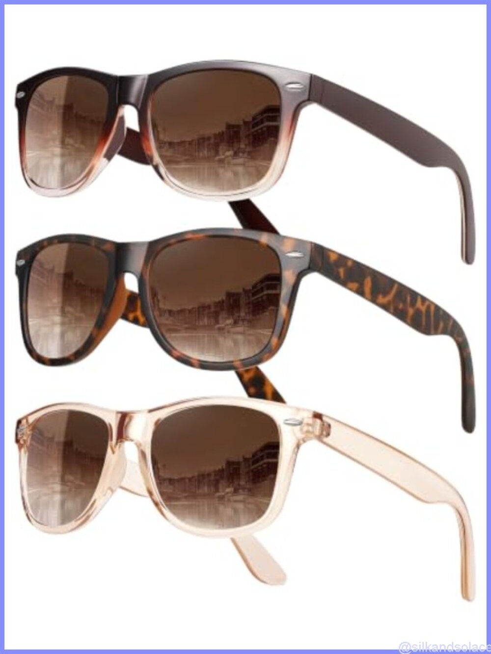 Polarized Sunglasses Square Full Frame UV400 Protection Driving Fishing